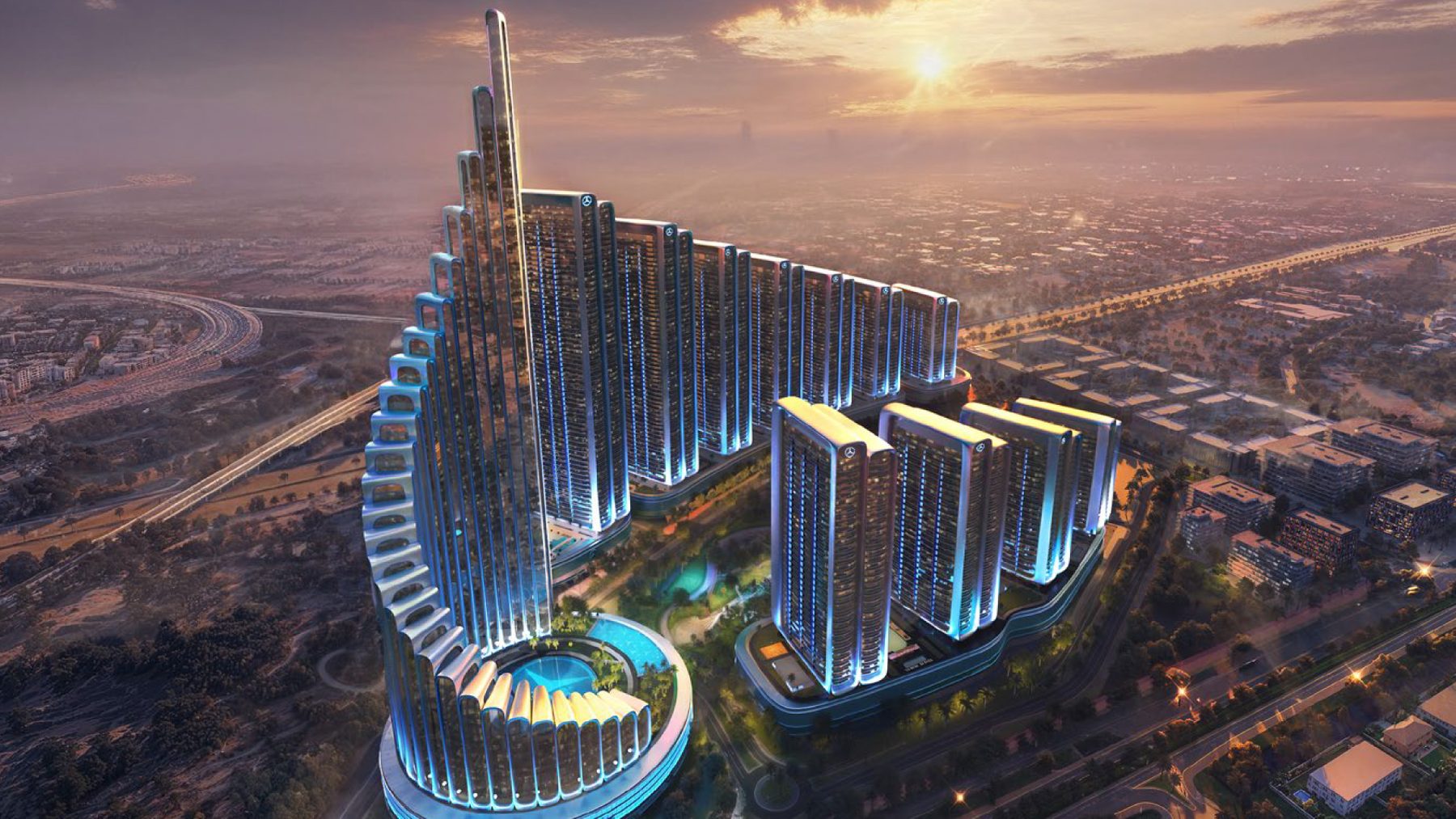 Maybach Mercedes-Benz Places — Binghatti Developers