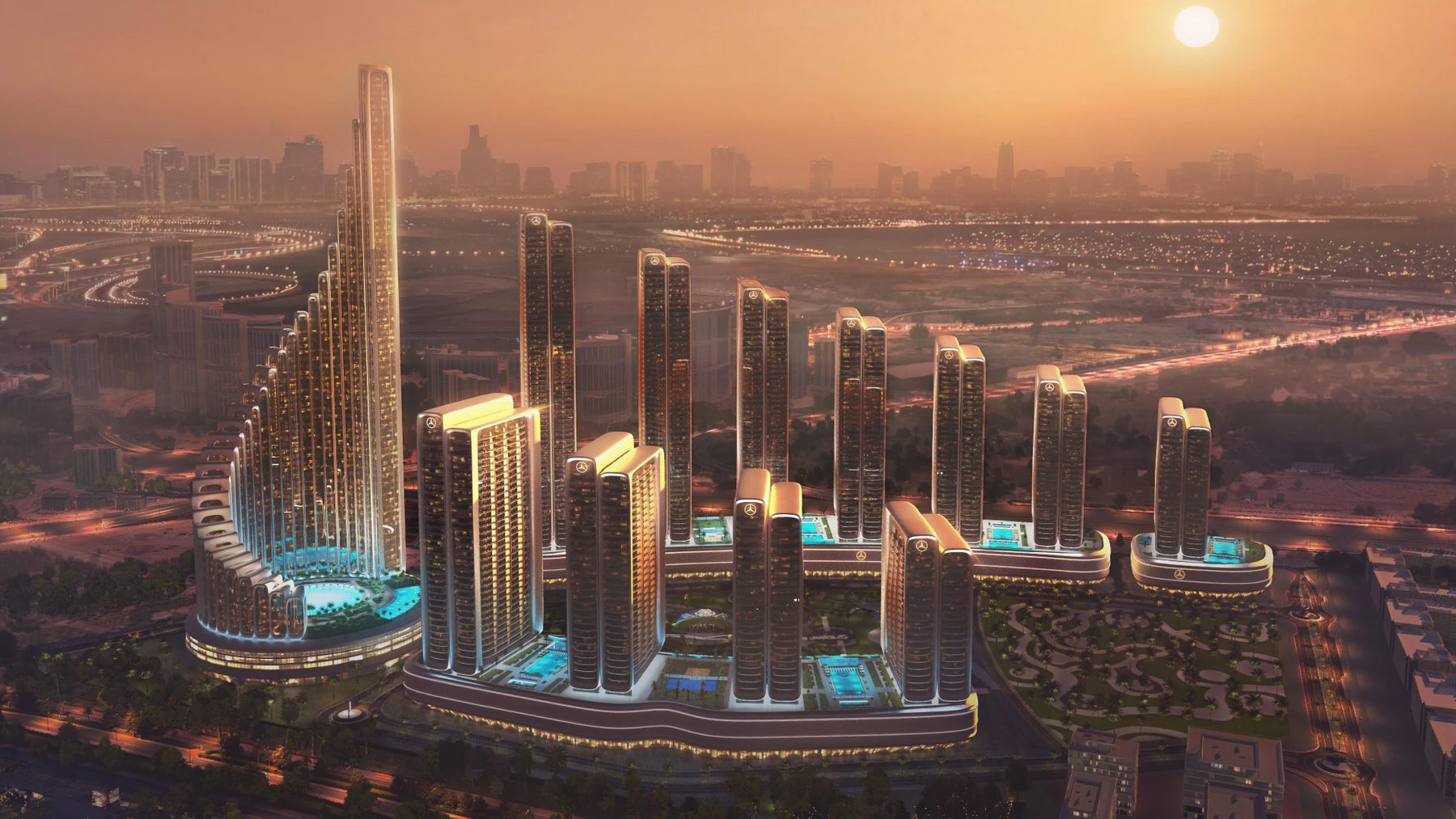 Mercedes-Benz Places Binghatti City — Binghatti Developers