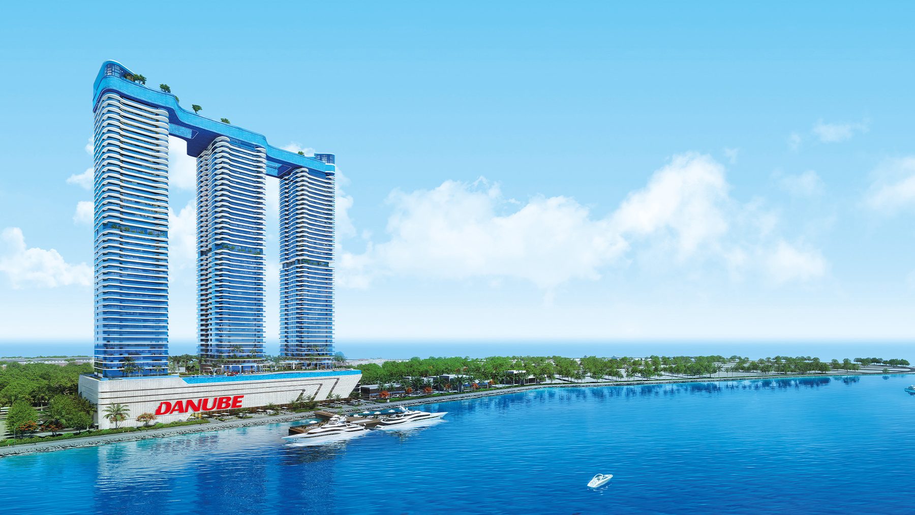 Oceanz 3 — wizualizacja dewelopera Danube Properties