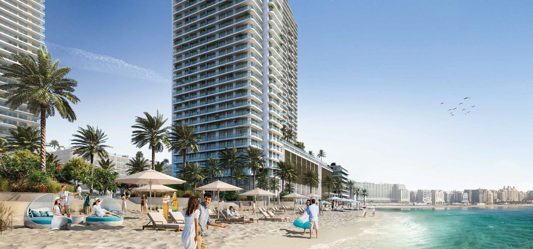 Palace Beach Residence — wizualizacja dewelopera Emaar Properties