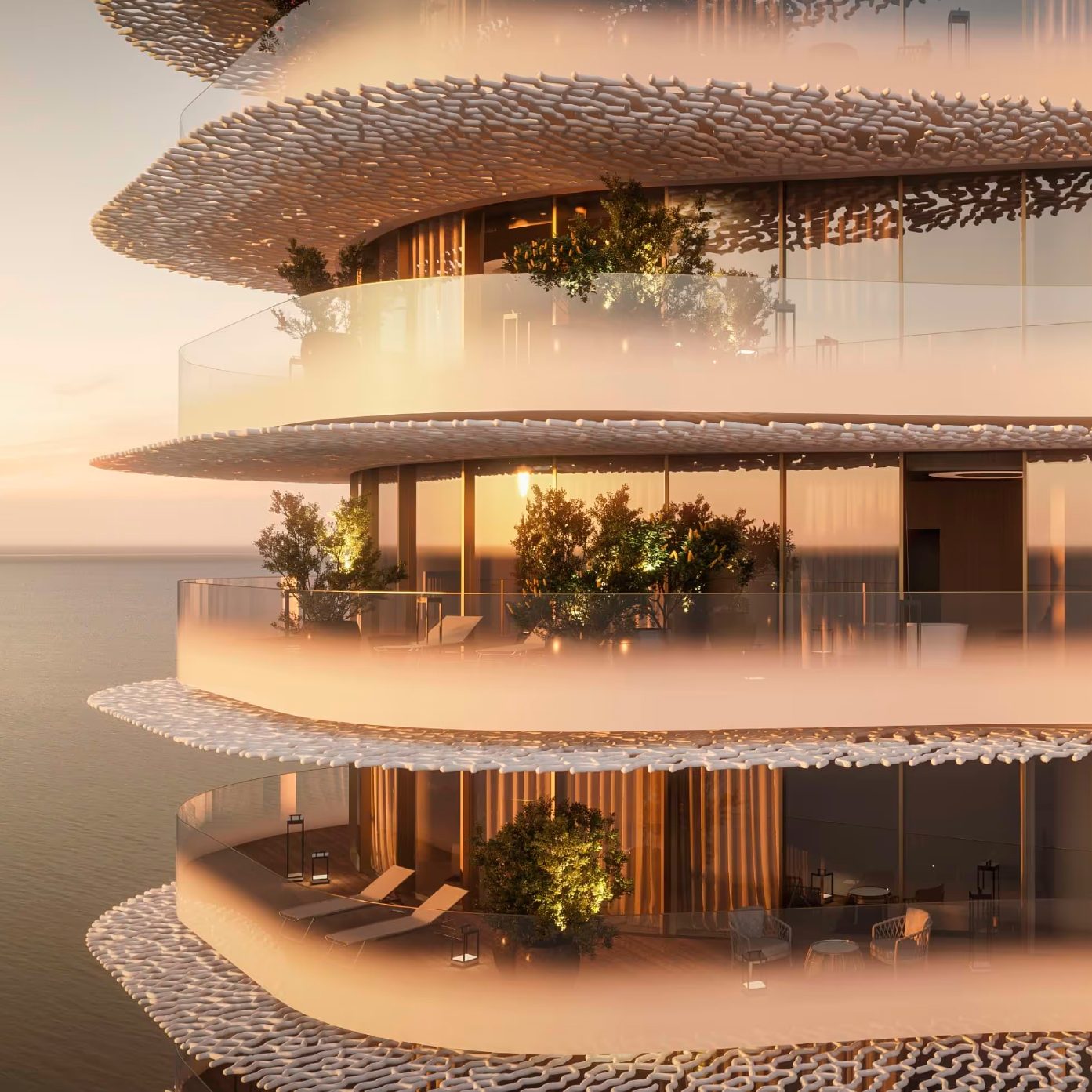 Bulgari Lighthouse — wizualizacja 3