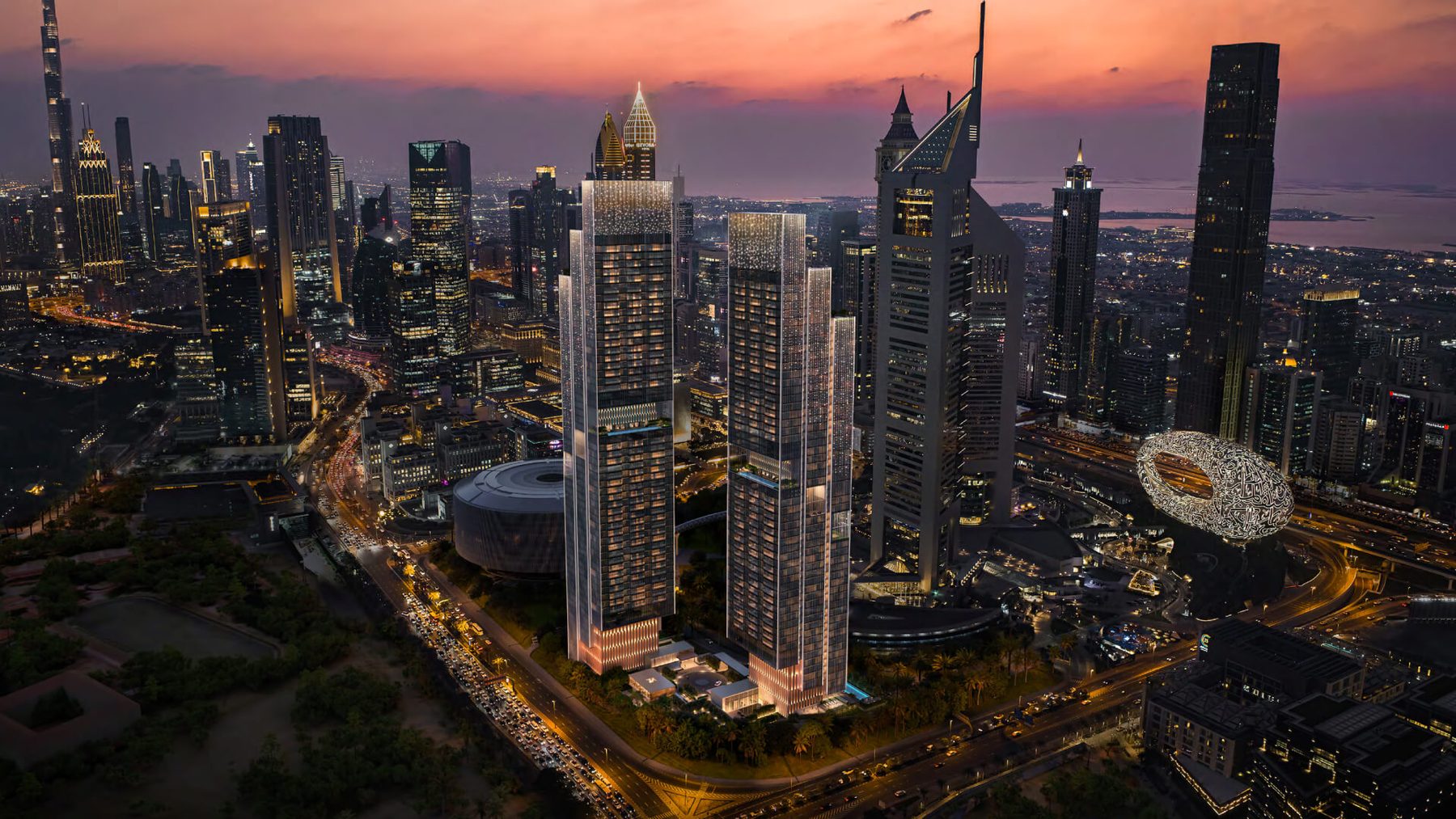 Jumeirah Residences Emirates Towers — wizualizacja 4
