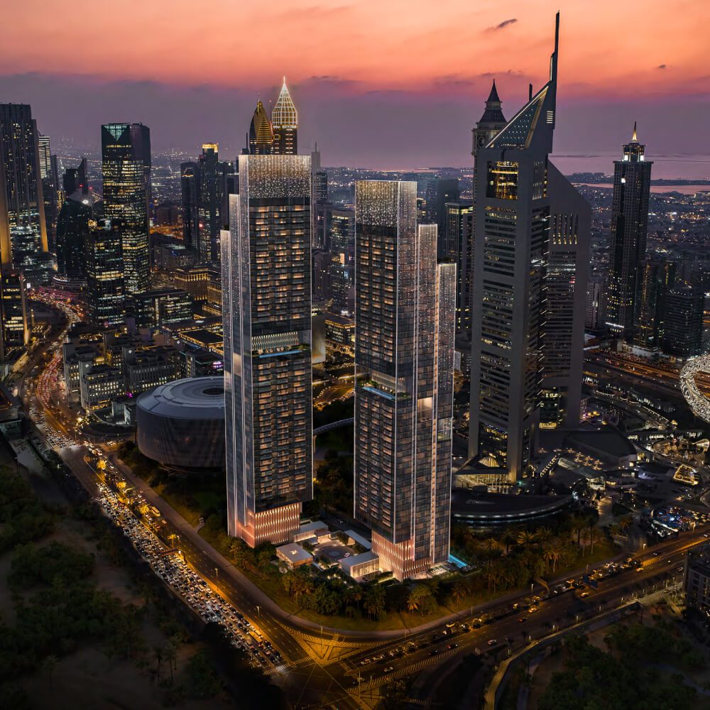 Jumeirah Residences Emirates Towers — wizualizacja 3