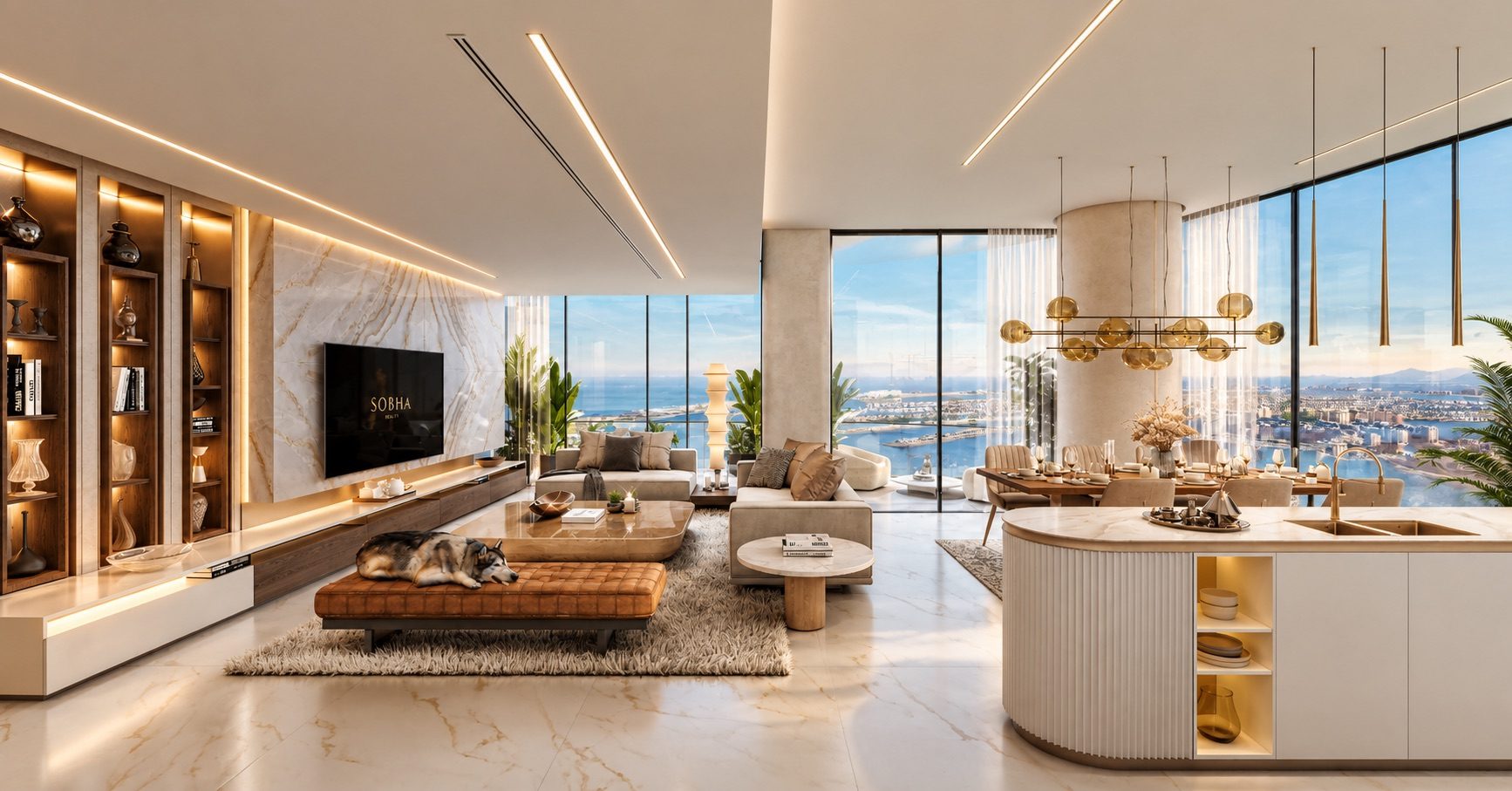 Sobha Seahaven — wizualizacja 2