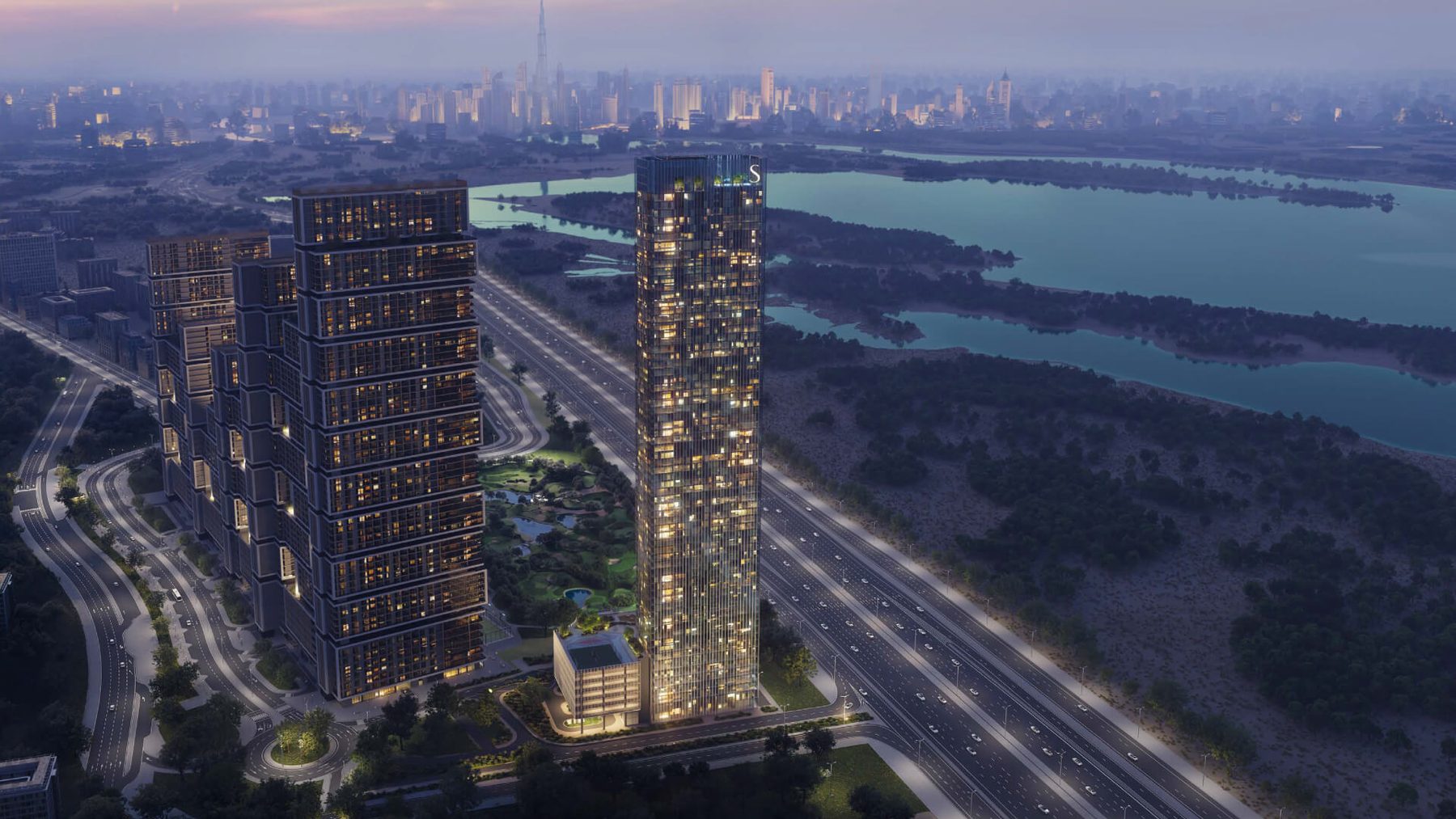 The Element — wizualizacja dewelopera Sobha Realty